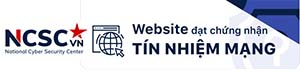 chứng nhận website đã đăng ký với tín nhiệm mạng NCSC Việt Nam